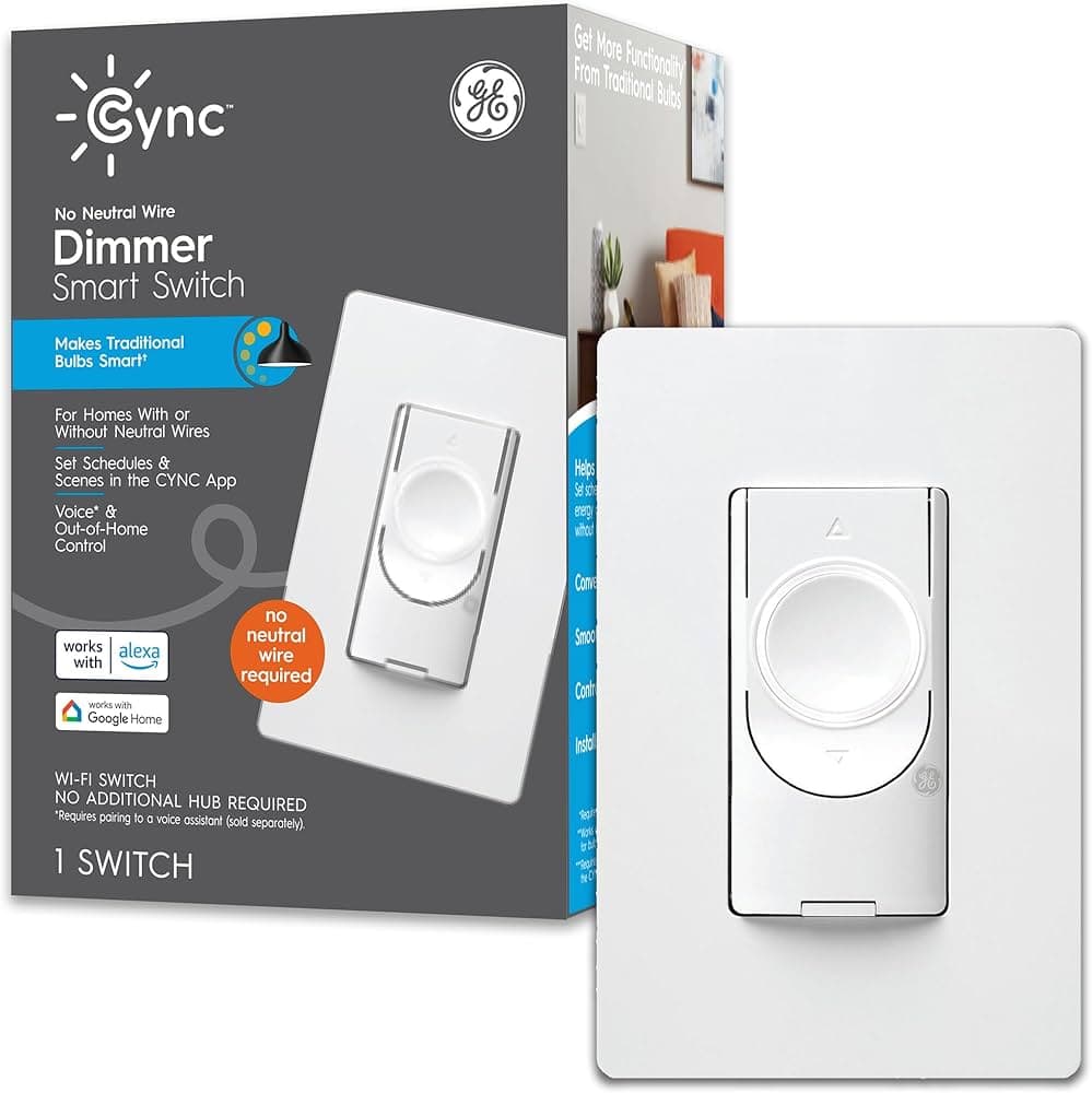 GE Cync Paddle Dimmer Smart Switch